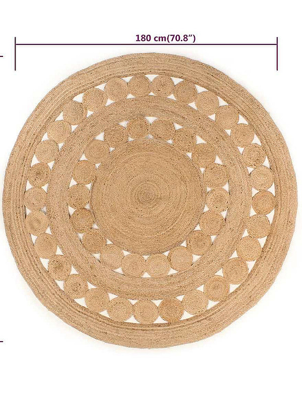 Tapis rond 180 cm - 93 €