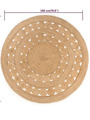 Tapis rond 180 cm - 93 €