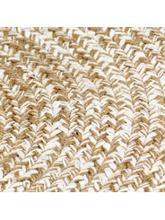 tapis jute blanc 90 cm - 33 €