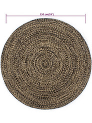 copy of Boho cream and grey Rug with Fringes - 72 €