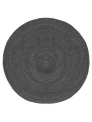 Tapis rond gris 180 cm - 149 €