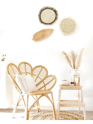 copy of Boho cream and grey Rug with Fringes - 29 €