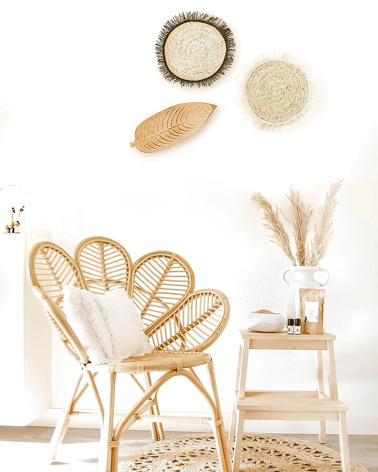 copy of Boho cream and grey Rug with Fringes - 86 €