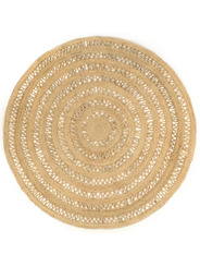 Grand tapis rond jute 210 cm - 114 €