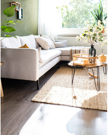 copy of Boho cream and grey Rug with Fringes - 59 €