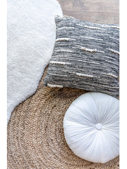 copy of Boho cream and grey Rug with Fringes - 69 €