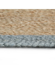 copy of Boho cream and grey Rug with Fringes - 89 €