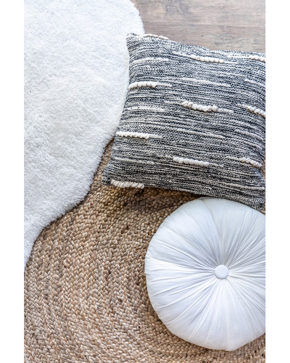 copy of Boho cream and grey Rug with Fringes - 89 €
