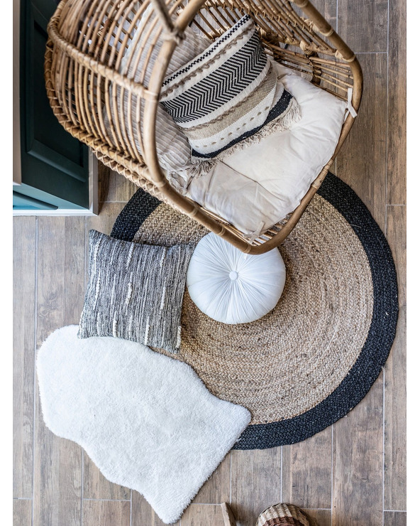 copy of Boho cream and grey Rug with Fringes - 159 €