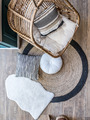 copy of Boho cream and grey Rug with Fringes - 159 €