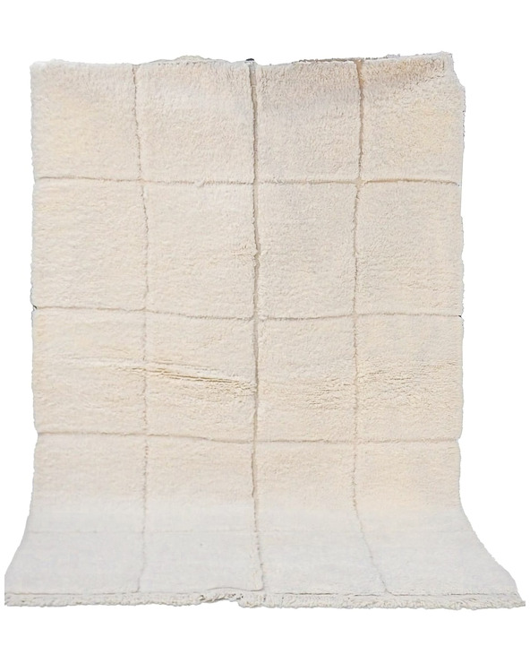 White Wool Rug Mrirt 163 x 246 cm - 325 €