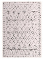 Moroccan style White Rug Colored Geometric - 75 €