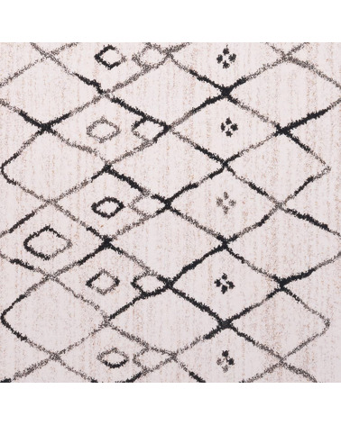 Moroccan style White Rug Colored Geometric - 75 €