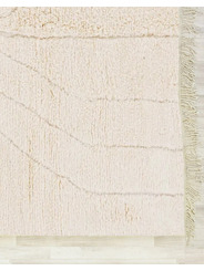 Beige wool rug - 259 €