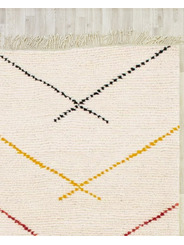 Wool beige rug 130 X 170 Cm - 189 €