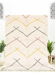 Wool beige rug 130 X 170 Cm - 189 €