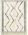 Tapis berbere 140 X 220 Cm tapis beige et noir - 259 €