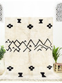 cream and black rug - 169 €