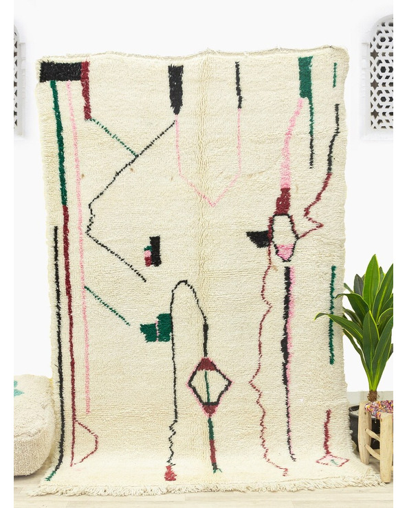 copy of Unique vintage moroccan rug 210 x 411 cm - 475 €