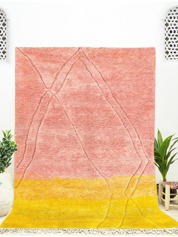 orange and pink rug 160x230 cm - 295 €