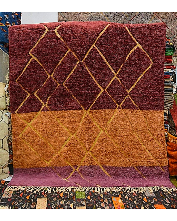 moroccan purple rug 120 x 170 Cm - 289 €