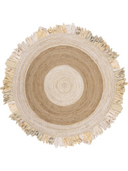 Tapis rond jute 140 cm Bicolore - 109 €