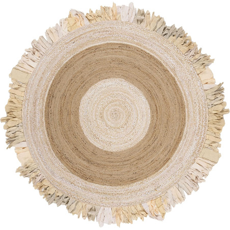 Tapis rond jute 140 cm Bicolore - 109 €