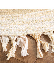 copy of Boho cream and grey Rug with Fringes - 109 €