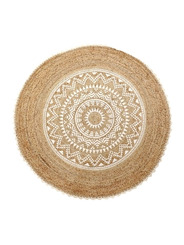 copy of Boho cream and grey Rug with Fringes - 168 €