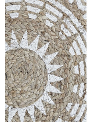 copy of Boho cream and grey Rug with Fringes - 168 €