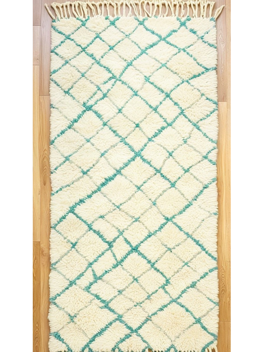 Tapis Berbere vert beige - 319 €