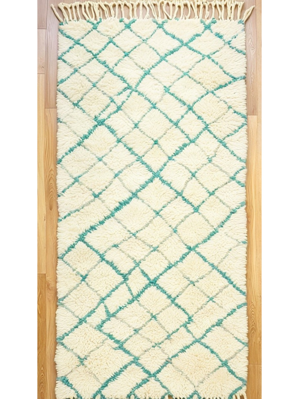 Tapis Berbere vert beige - 319 €