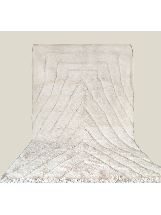 Tapis Berbere grand tapis blanc - 449 €