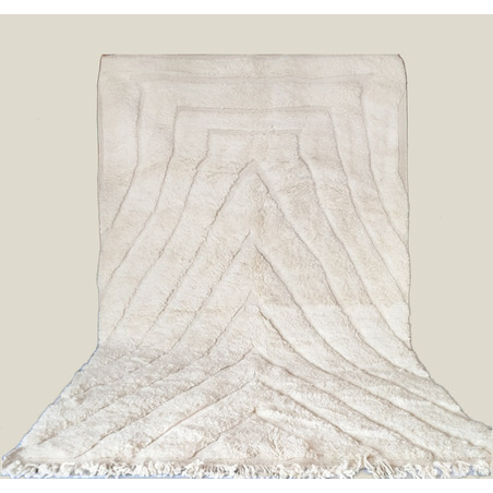 Tapis Berbere grand tapis blanc - 449 €