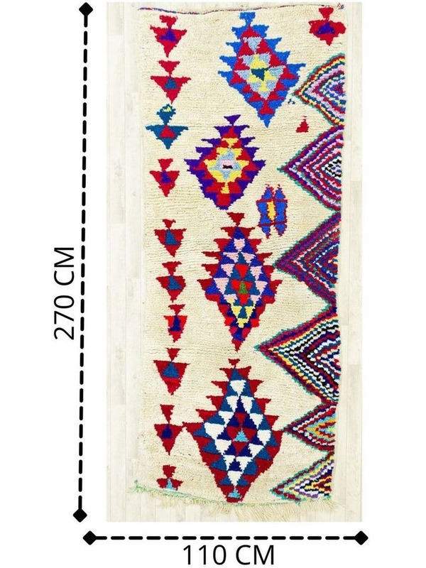 Azilal rug 110 x 270 cm - 286 €