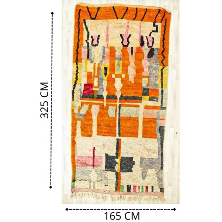 Unique moroccan rug 165 x 325 cm - 768 €