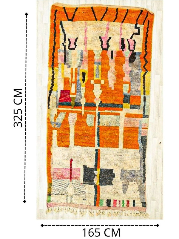 Tapis Berbère unique 165 x 325 cm - 538 €