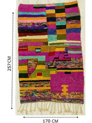 Colorful Moroccan rug 170 x 257 cm - 435 €