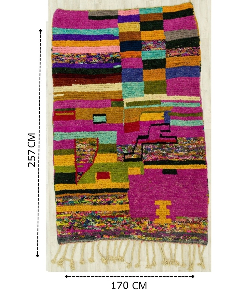 Tapis berbere coloré 170 x 257 cm - 435 €