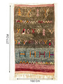 tapis berbere coloré unique 160 x 277 cm - 427 €