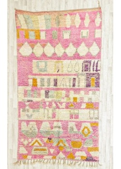 pink wool rug 158 x 281 cm - 581 €
