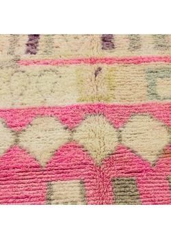 pink wool rug 158 x 281 cm - 428 €