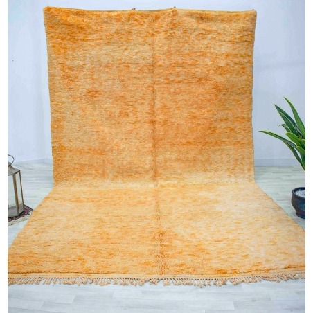 Orange berber wool rug 243 x 365 cm - 701 €